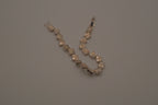 Square shaped rhinestone link tennis bracelet