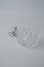 Vintage Sterling Silver Clear Stone Ring