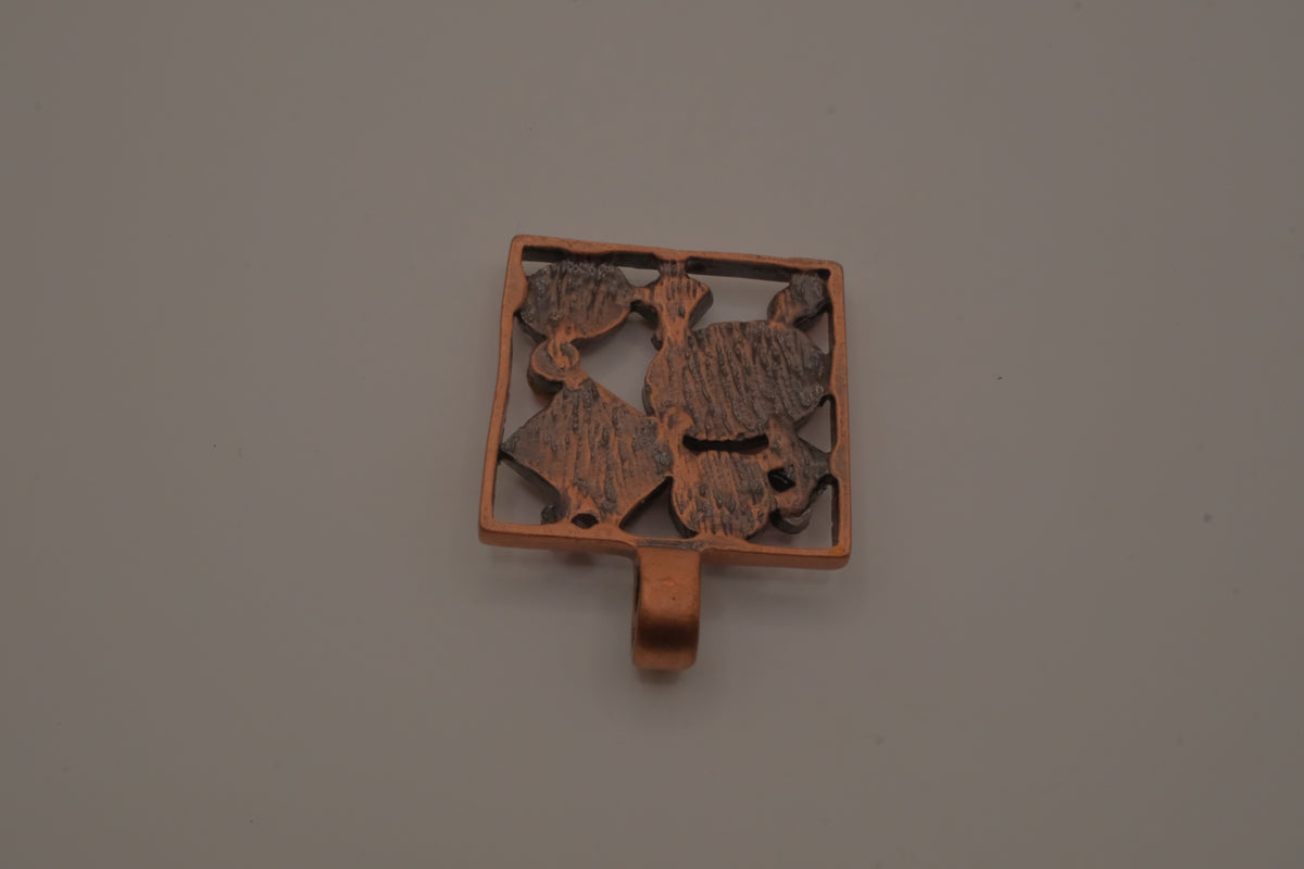 Vintage Lia Sophia "Intermix" pink pendant