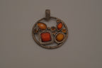 Vintage round statement pendant