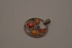 Vintage round statement pendant