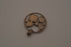 Vintage round statement pendant