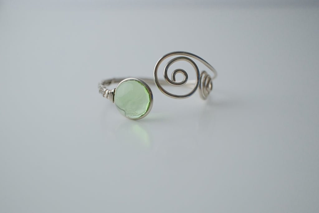 Vintage Artisan Silver Wire Cuff