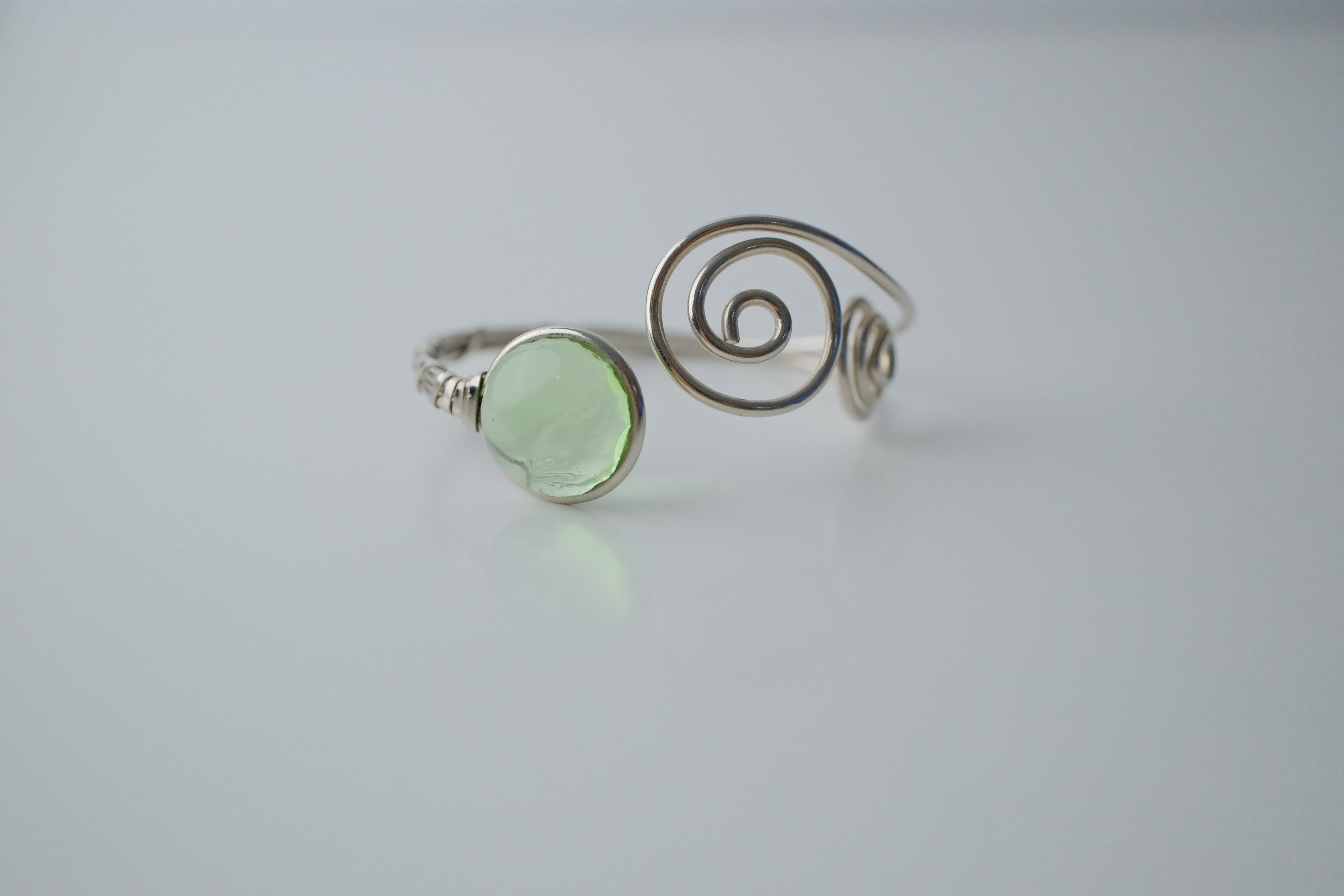 Vintage Artisan Silver Wire Cuff