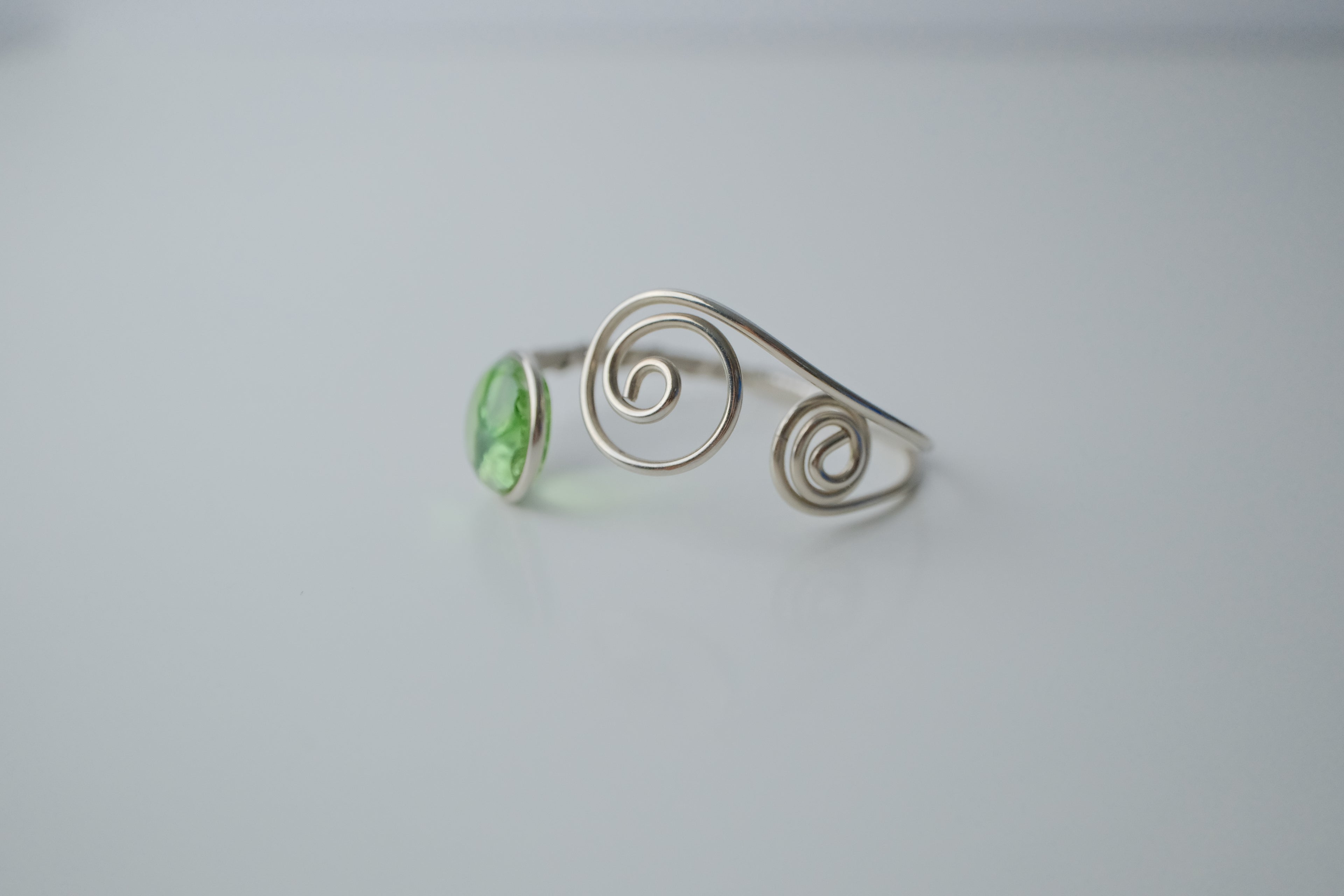 Vintage Artisan Silver Wire Cuff