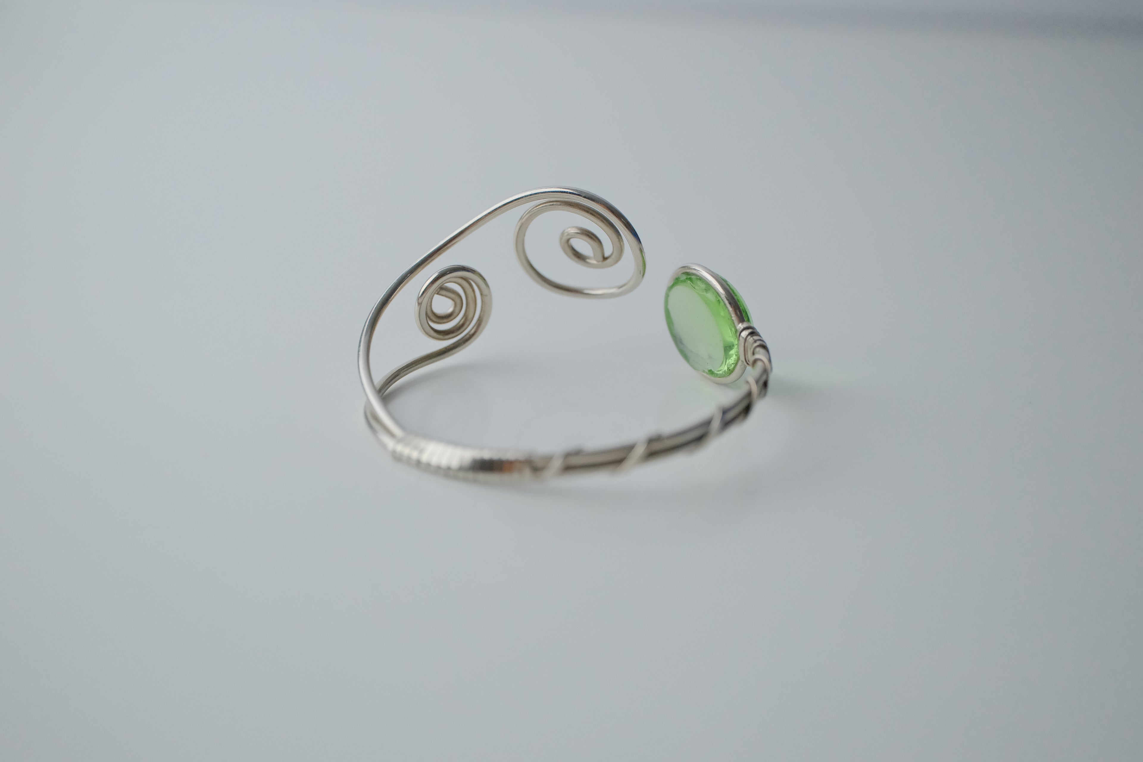 Vintage Artisan Silver Wire Cuff