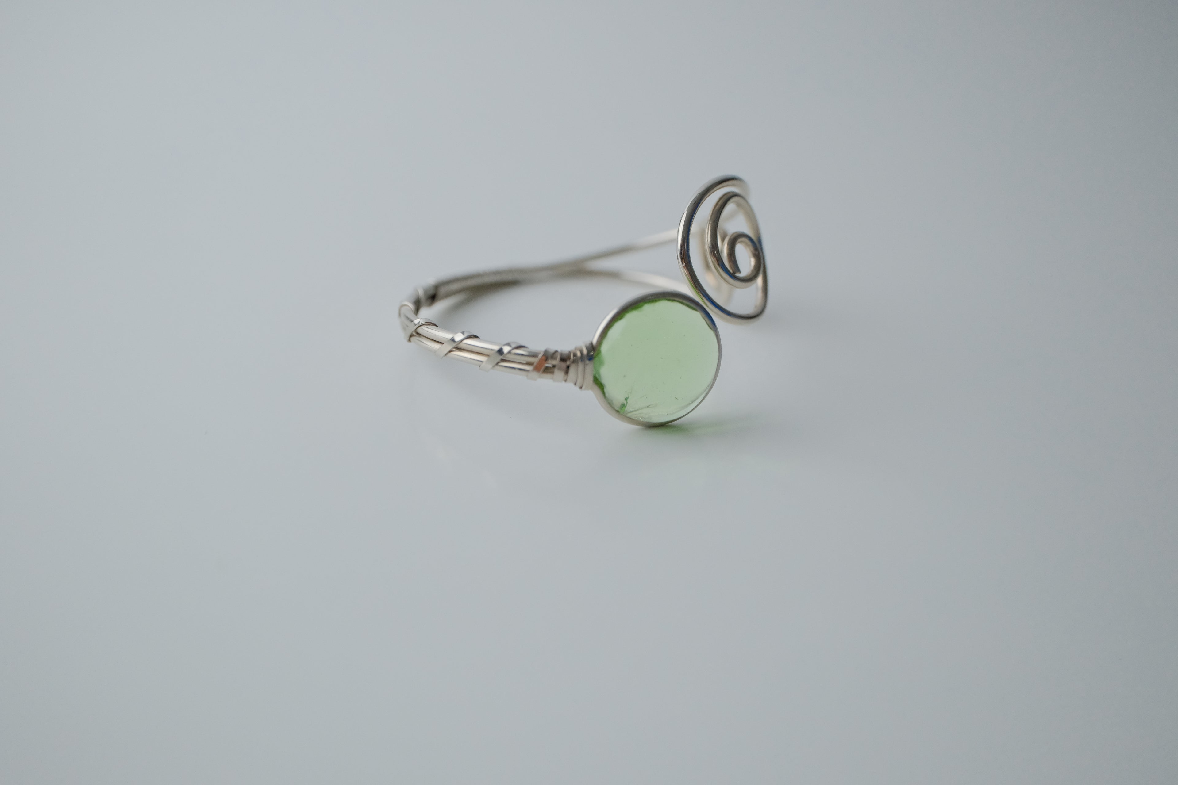 Vintage Artisan Silver Wire Cuff