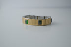 Magor Magnetic Gold Tone Stretch Bracelet