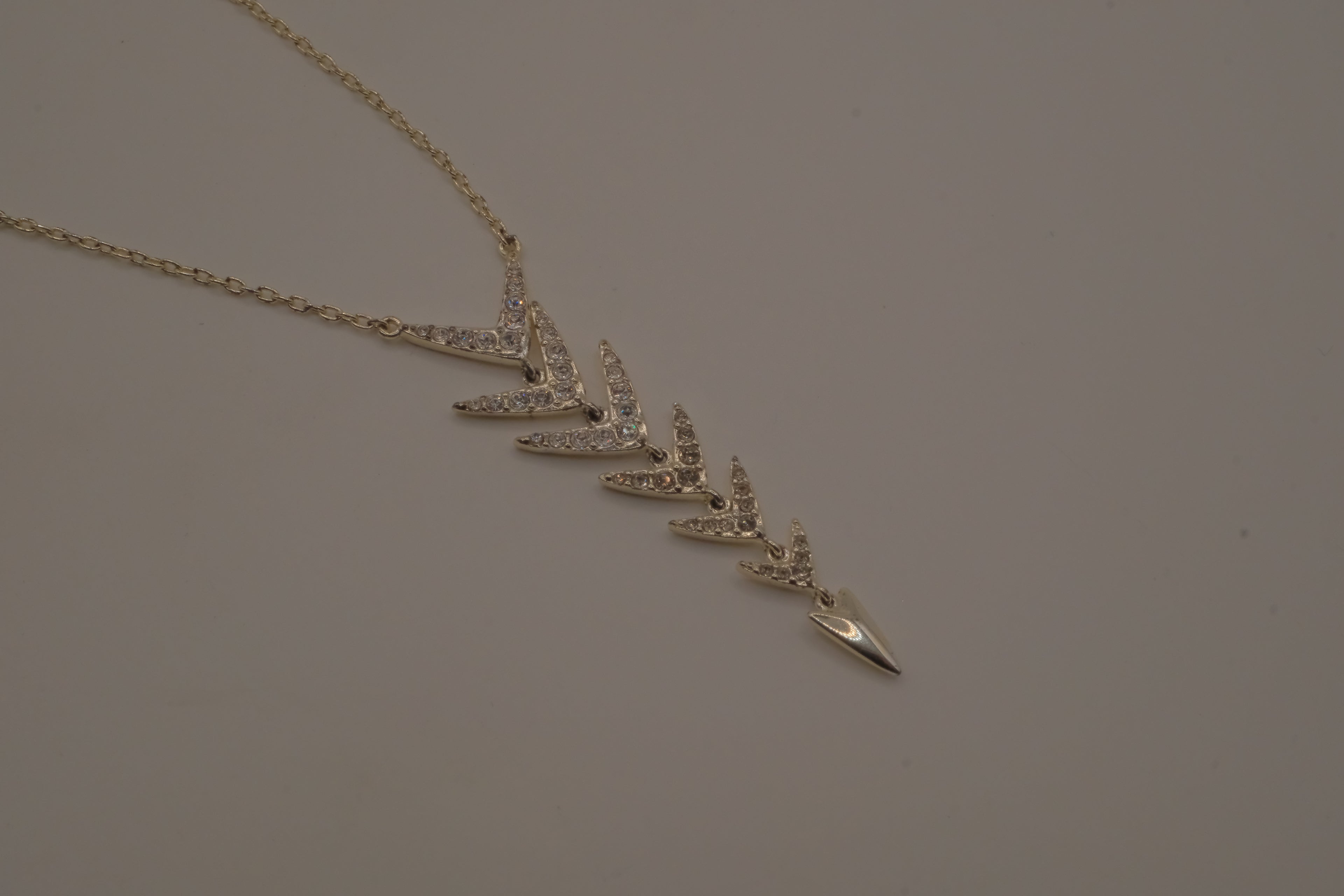 Stella & Dot Winding Arrow Drop Necklace