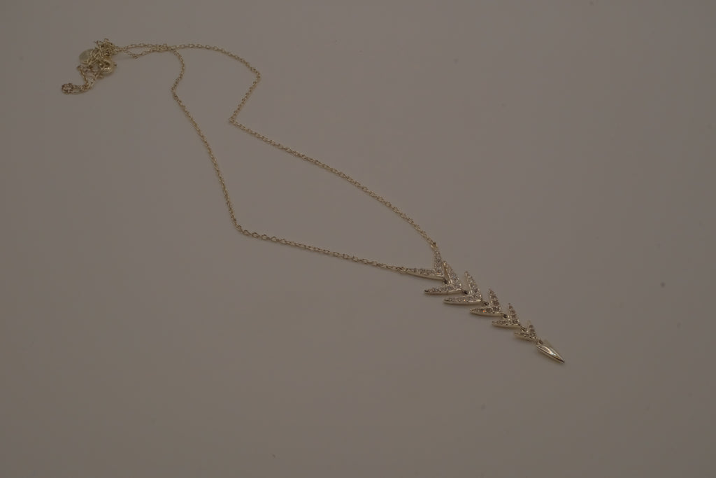 Stella & Dot Winding Arrow Drop Necklace