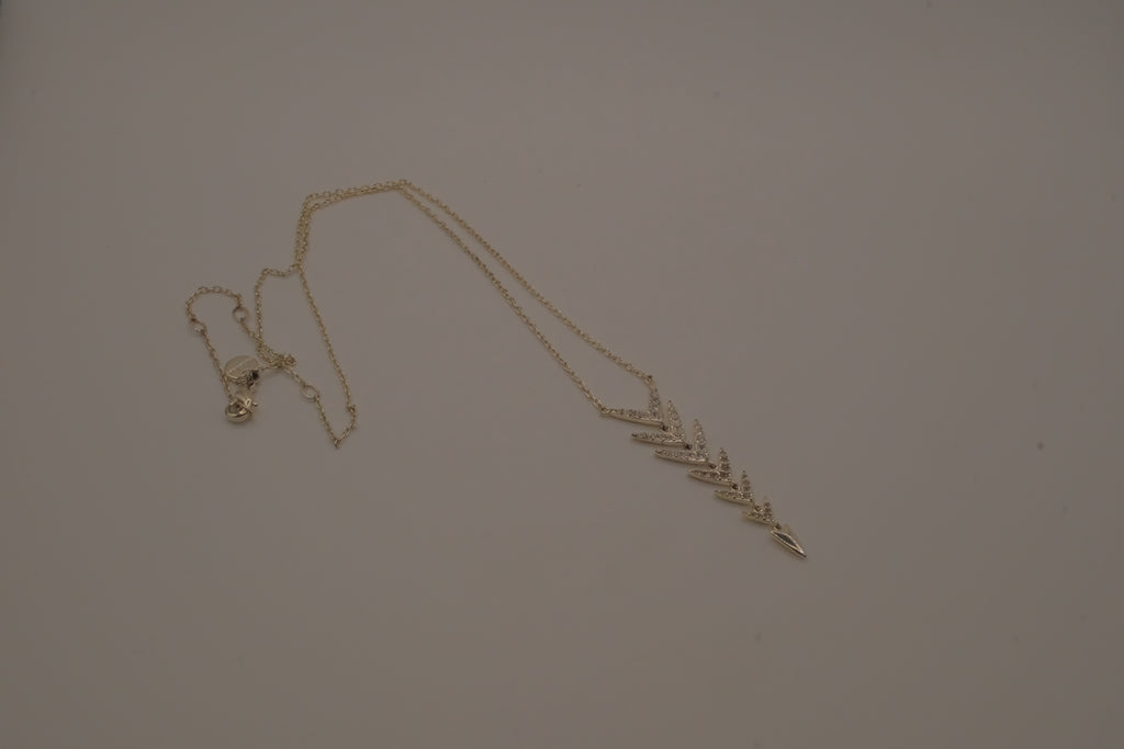 Stella & Dot Winding Arrow Drop Necklace