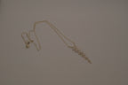 Stella & Dot Winding Arrow Drop Necklace