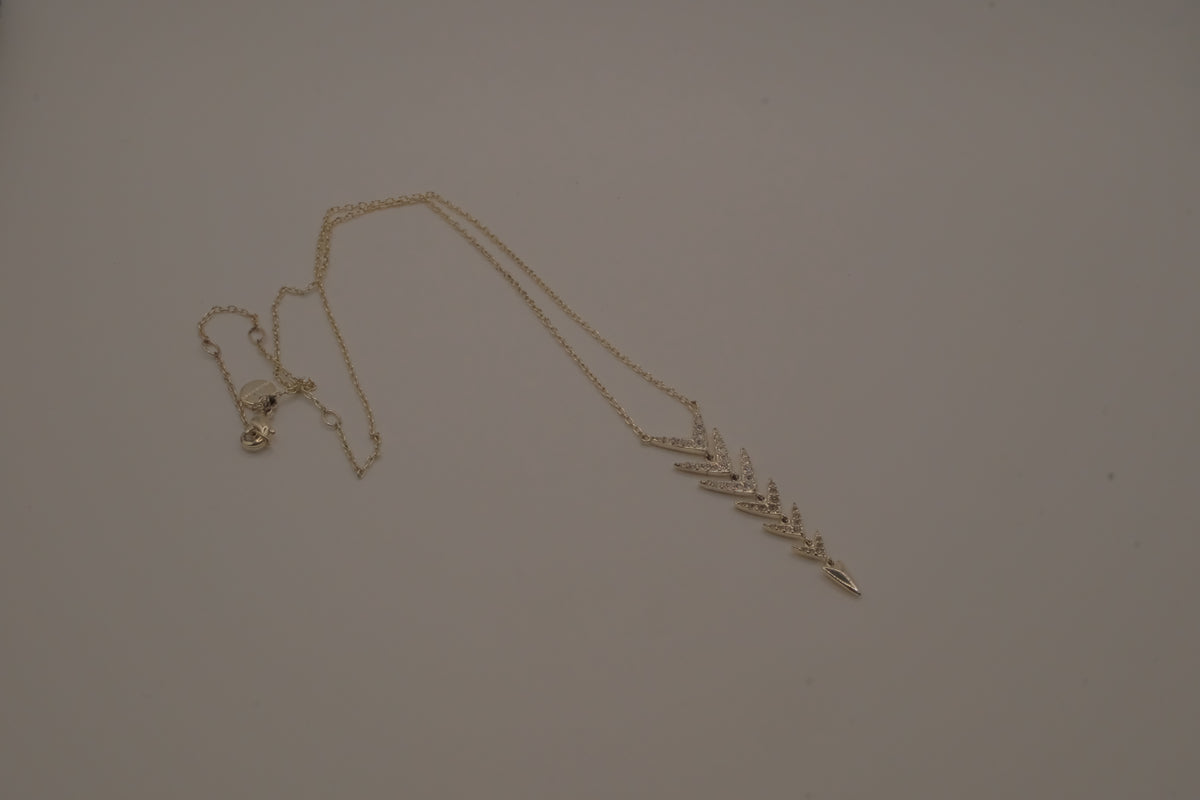 Stella & Dot Winding Arrow Drop Necklace