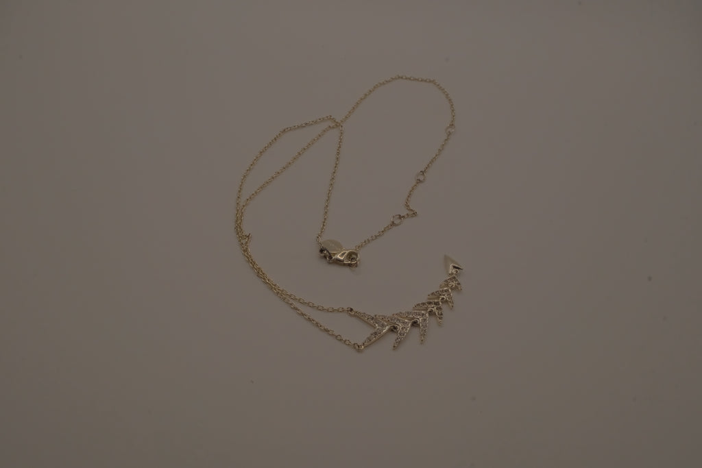 Stella & Dot Winding Arrow Drop Necklace