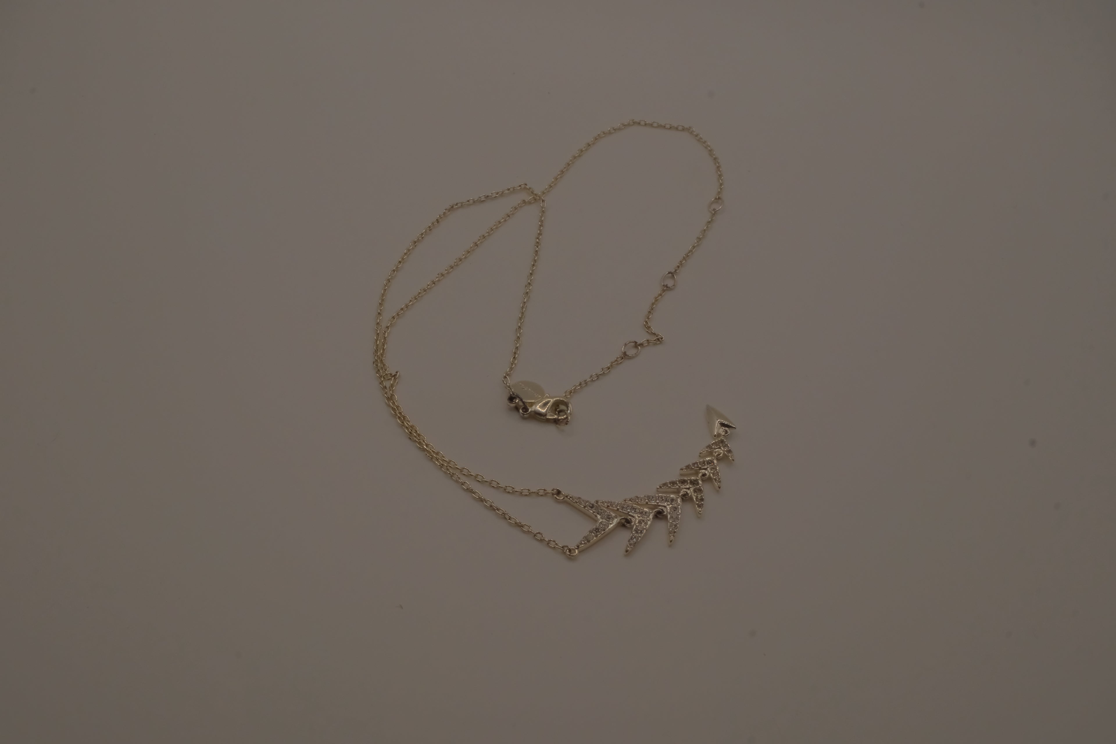 Stella & Dot Winding Arrow Drop Necklace