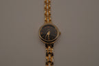 Vintage Gold tone quartz bracelet watch