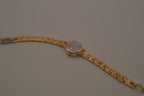 Vintage Gold tone quartz bracelet watch