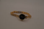 Vintage Gold tone quartz bracelet watch