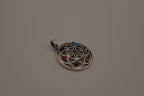 Seven Chakra Seed of Life pendant