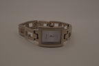 Vintage Silver tone Hudson Rectangular fashion watch