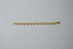 Vintage Gold Bezel Tennis Bracelet