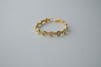 Vintage Gold Bezel Tennis Bracelet