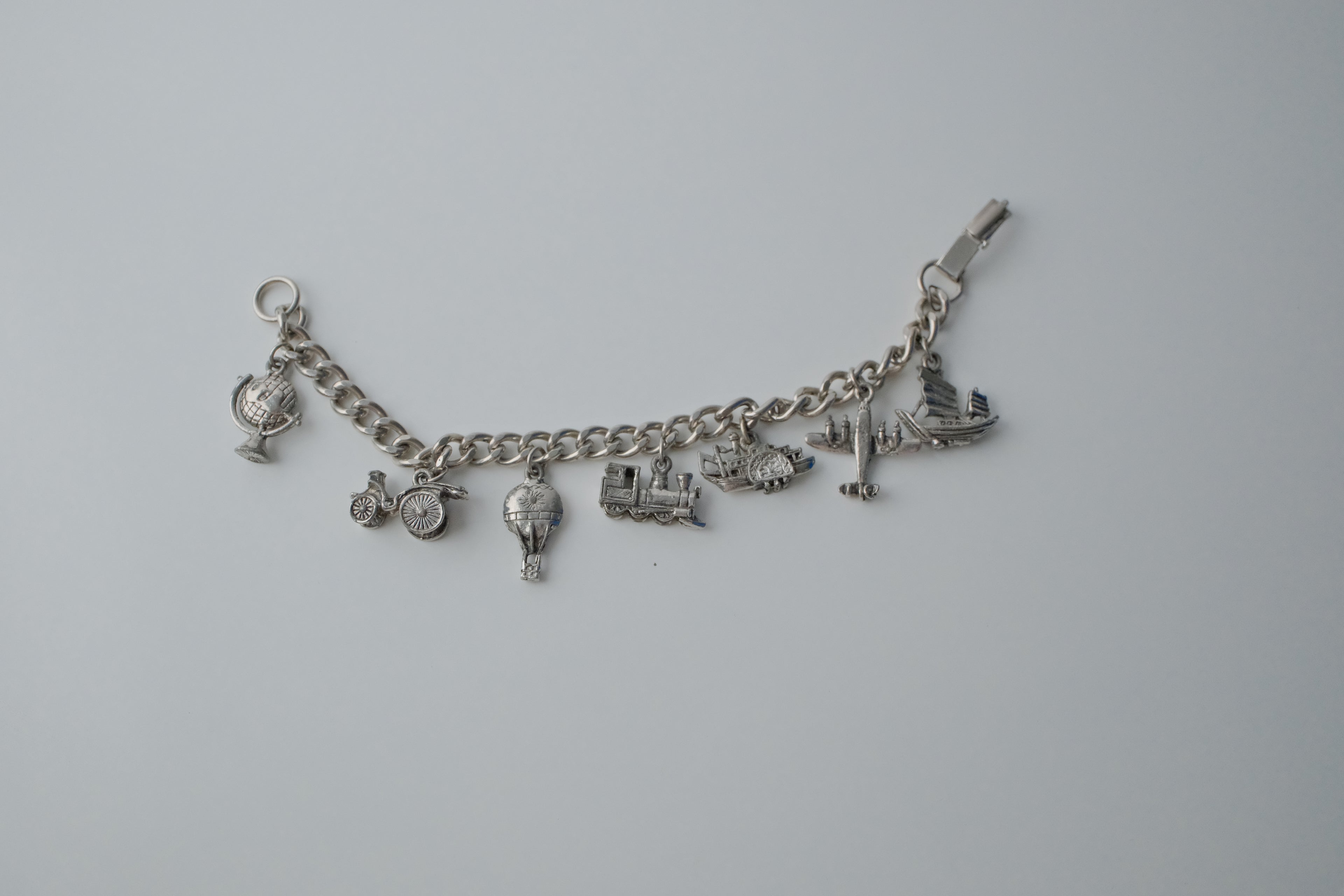 Vintage World War 2 Traveler's Charm Bracelet