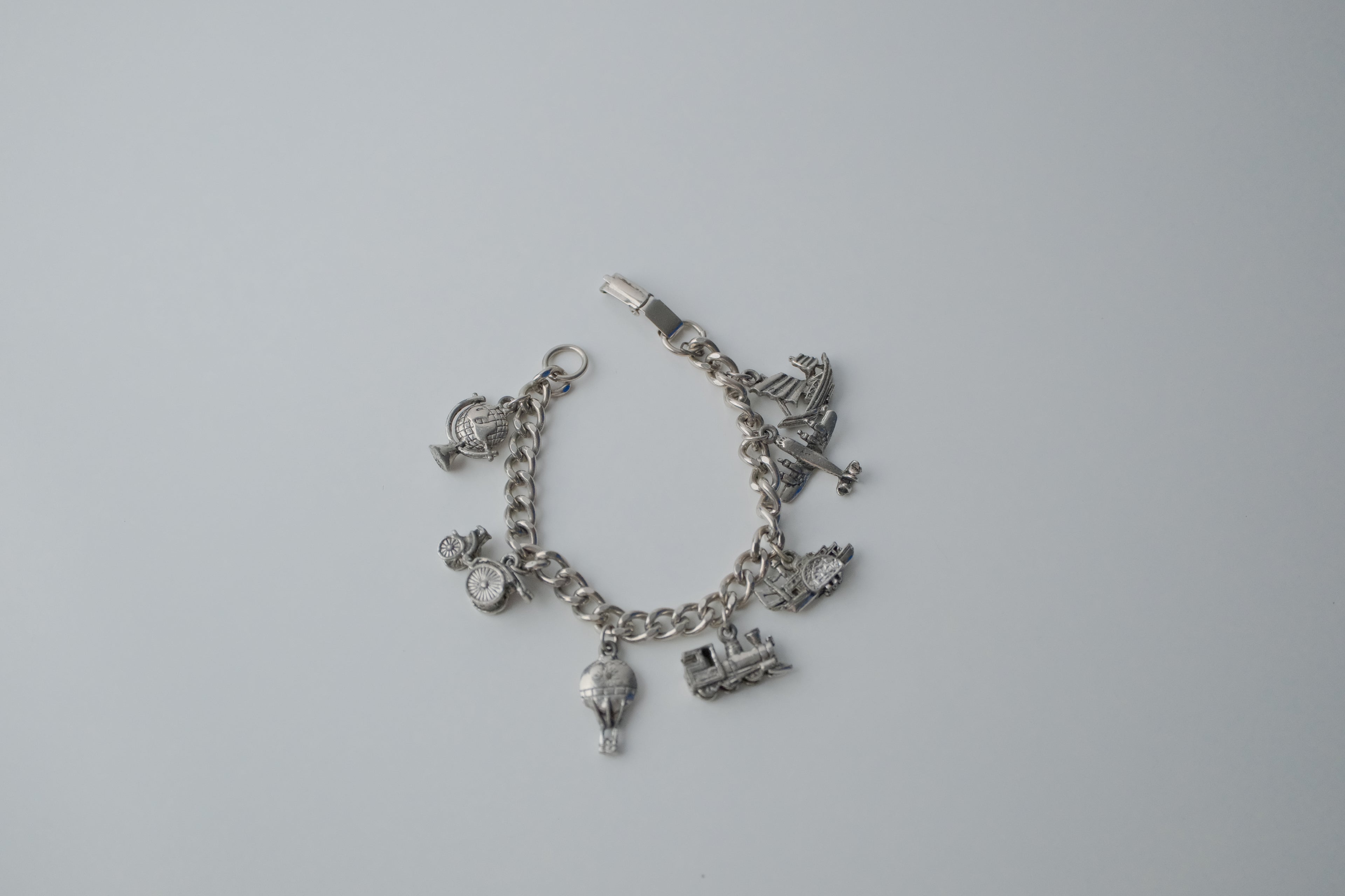 Vintage World War 2 Traveler's Charm Bracelet