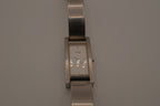 OPEX Paris minimalist rectangular stainless steel bangle watch