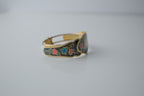 Vintage Cloissone Swan Cuff Bangle
