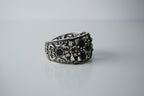 Vintage Stone Cuff Bangle