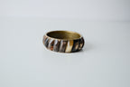 Vintage Tortoise Shell Carved Bangle