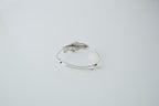 Vintage Silver Textured Fish Bangle