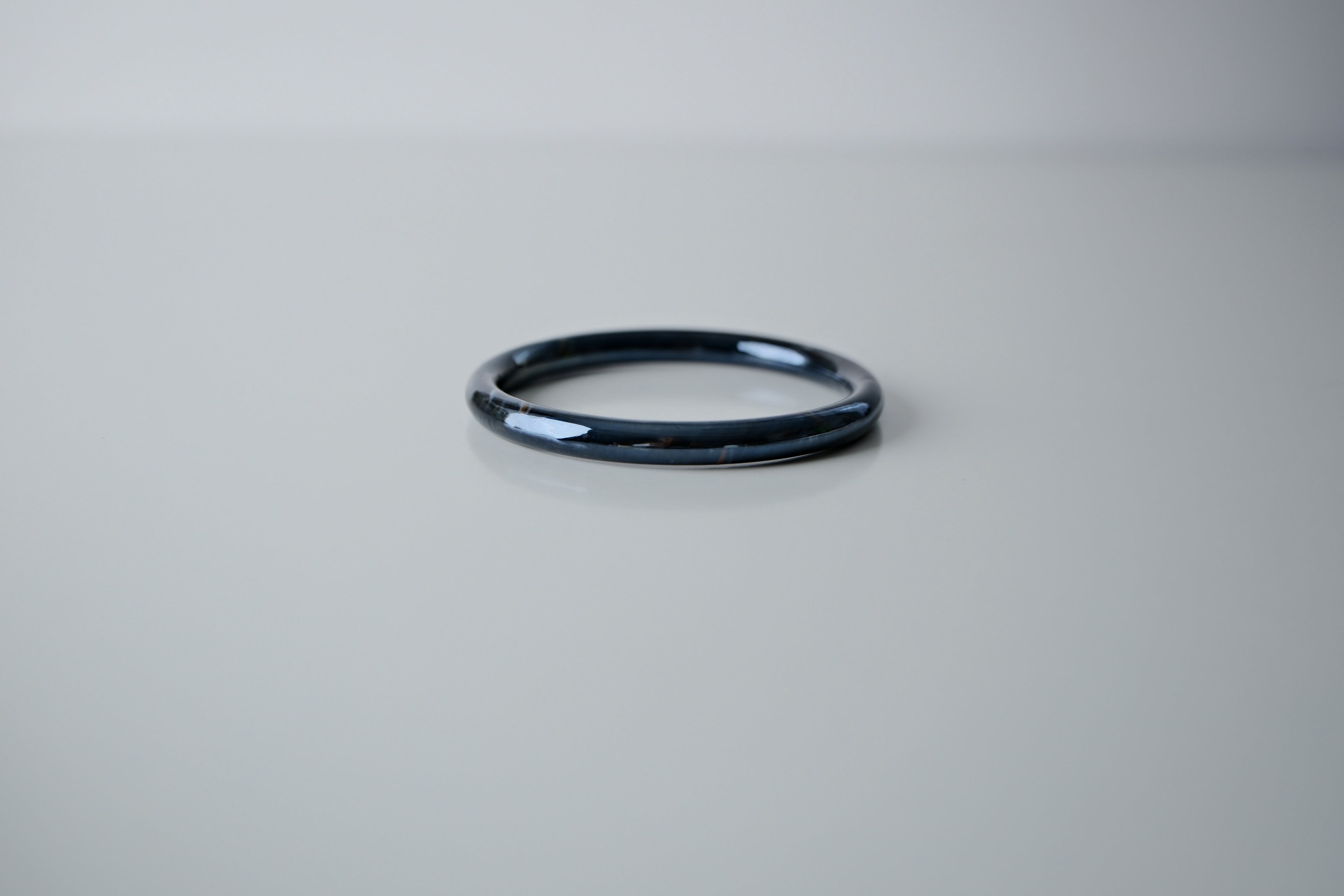 Vintage Black Jade Bangle