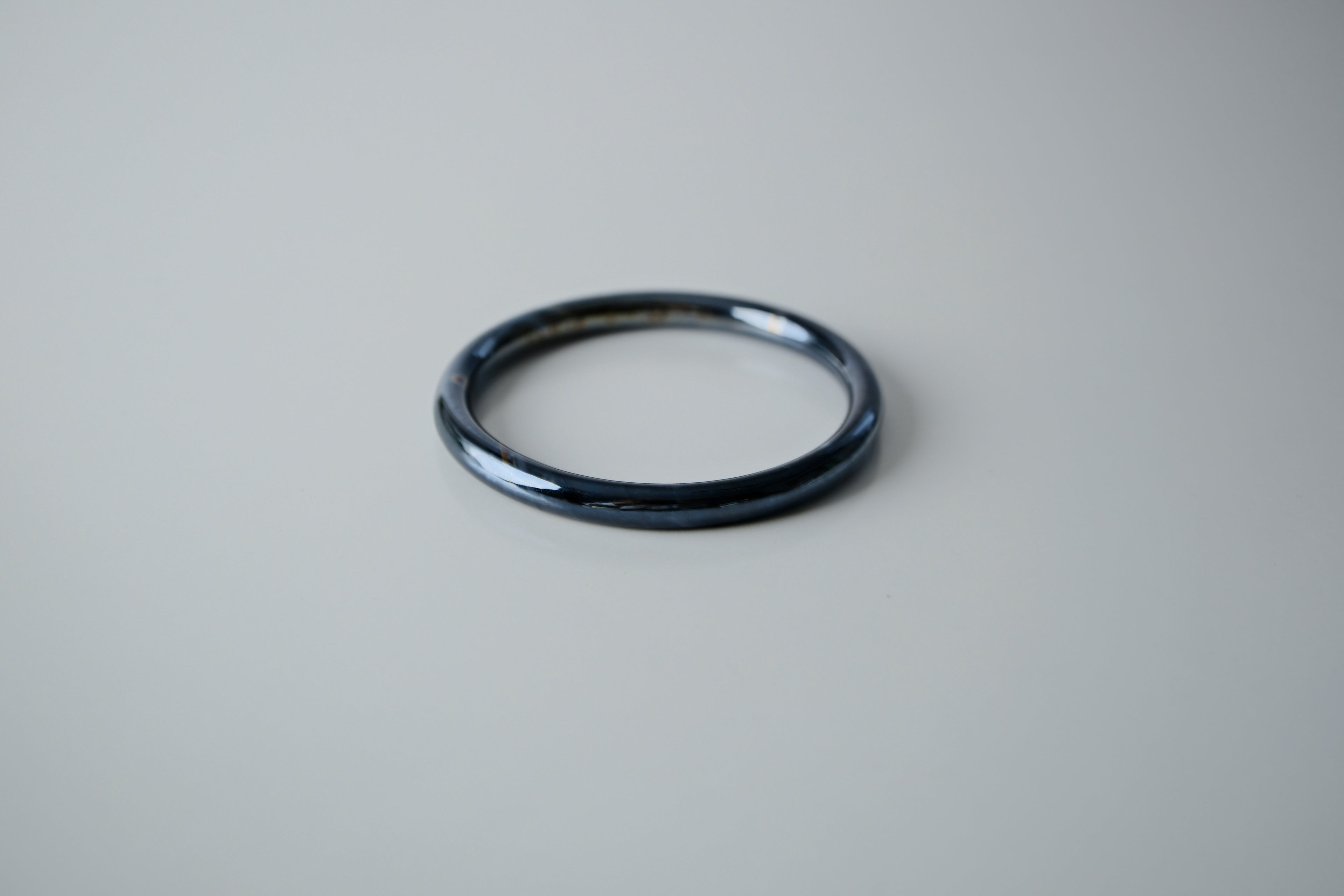 Vintage Black Jade Bangle