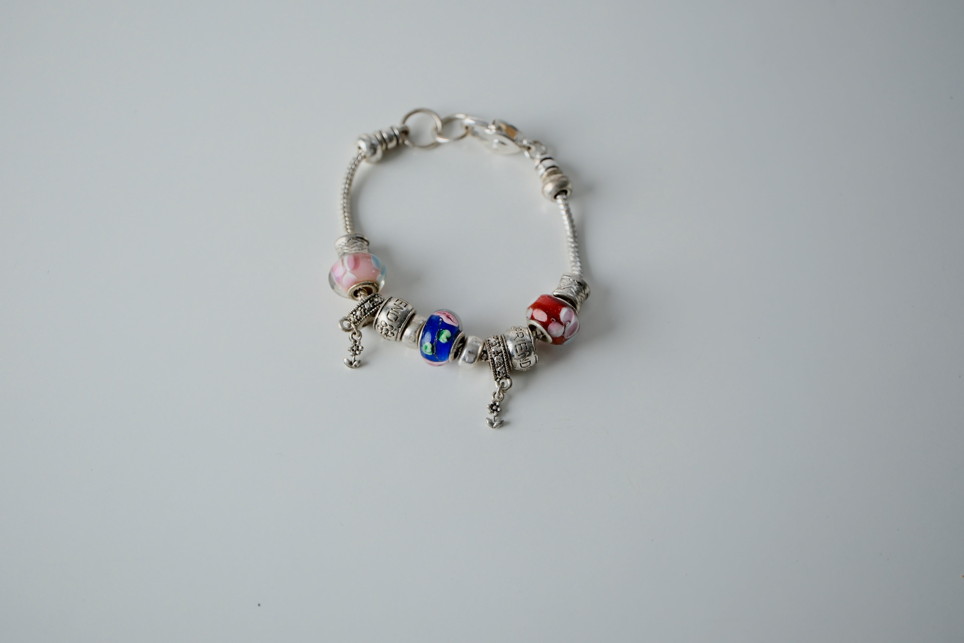 Vintage Pandora Style Best Friends Bracelet
