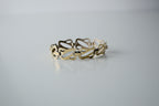 Vintage Sterling Silver Carved Link Bracelet