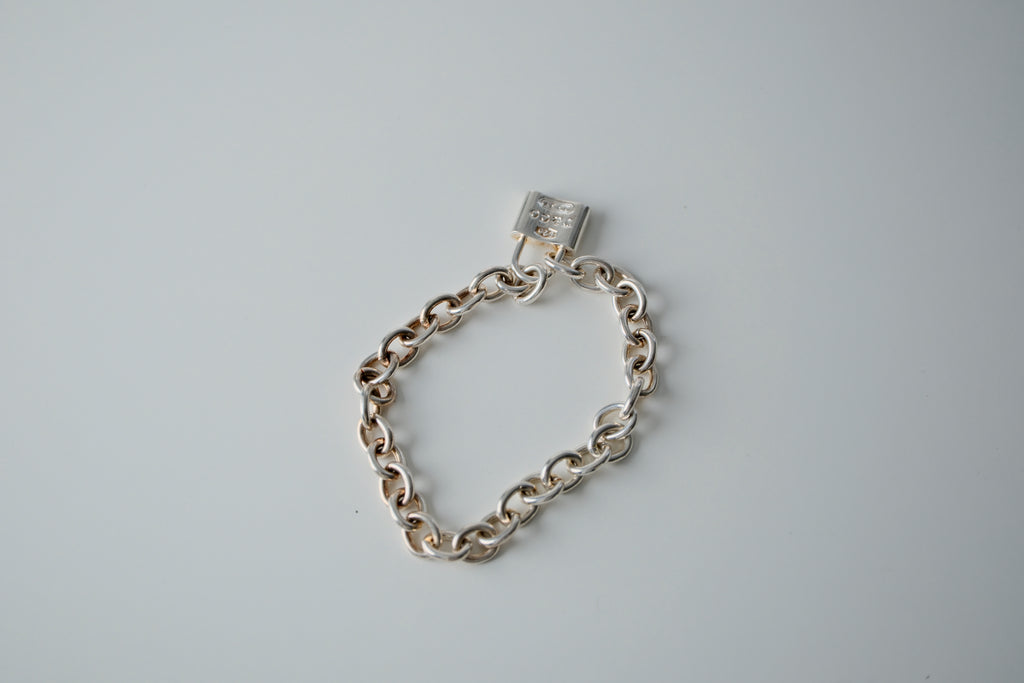 1837 Tiffany & Co Padlock Sterling Silver Bracelet