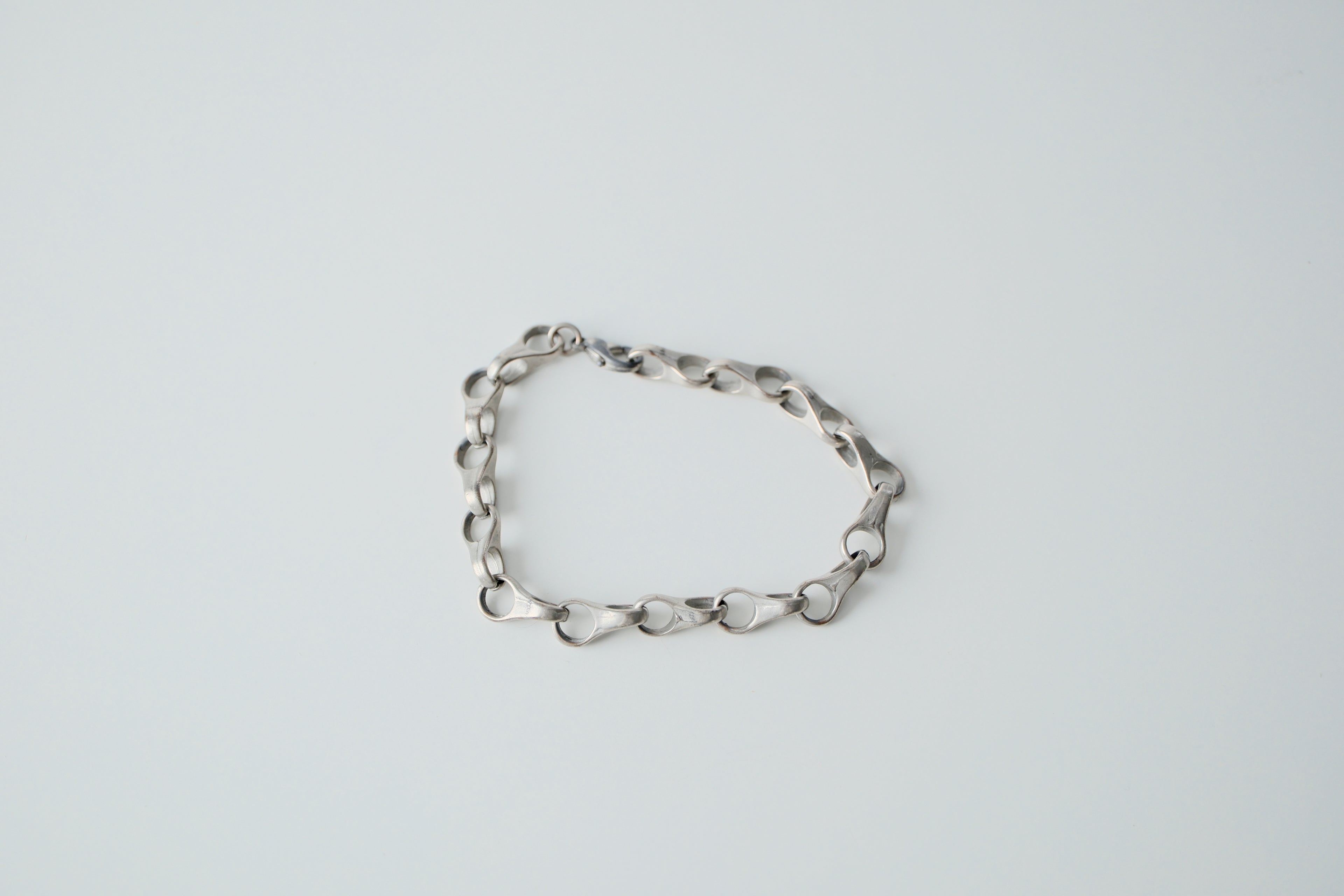 Vintage Silver Knot Link Bracelet