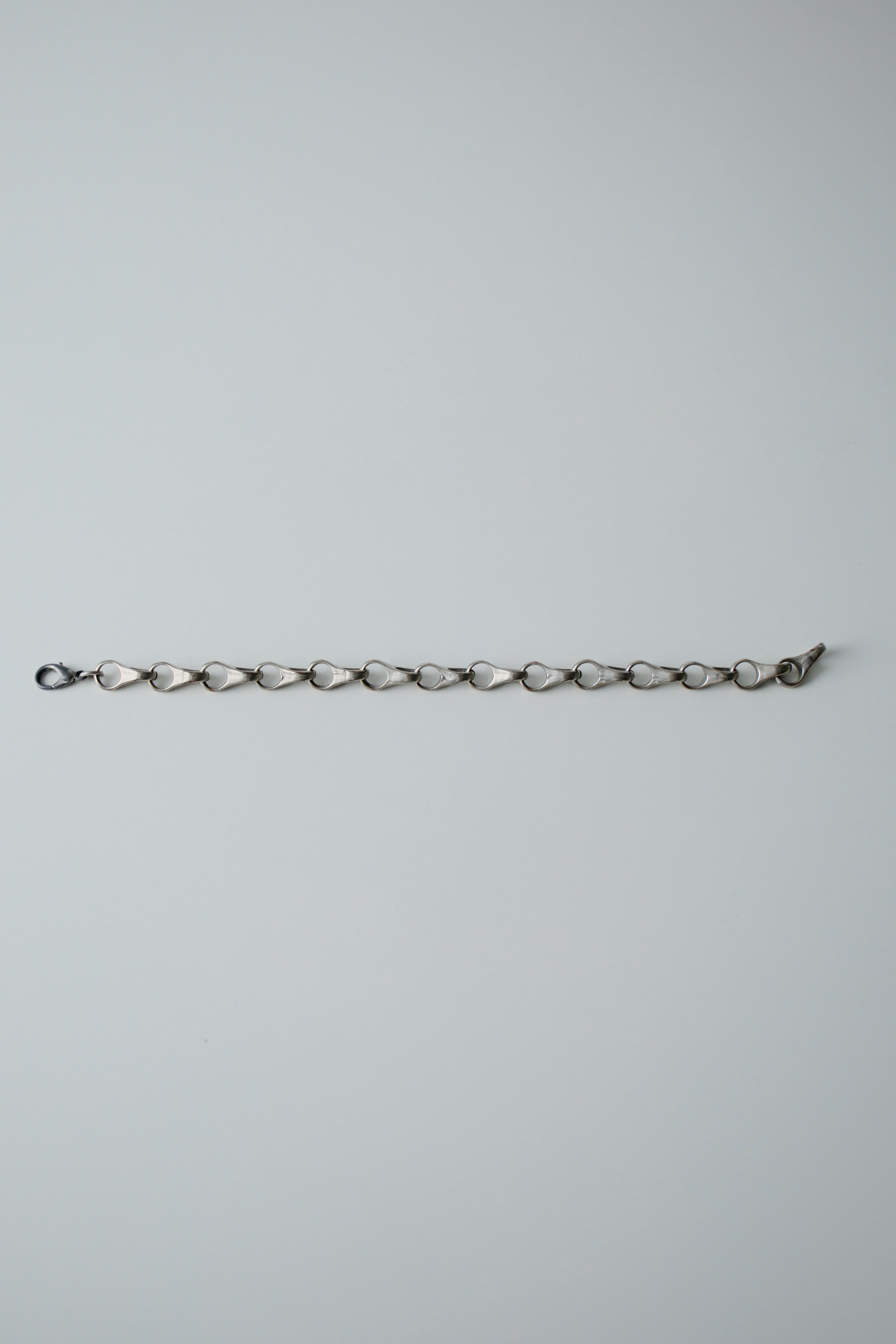 Vintage Silver Knot Link Bracelet