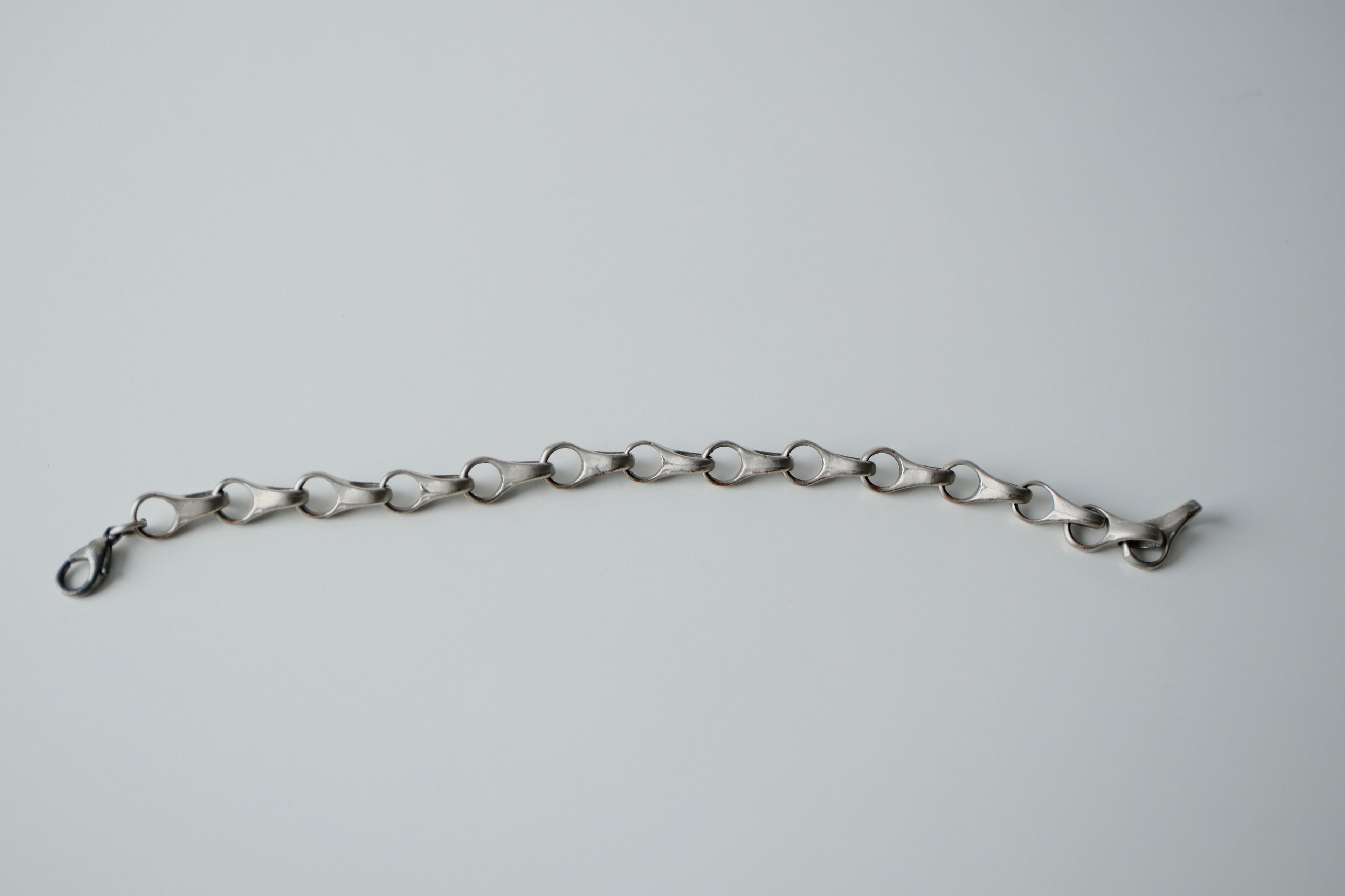 Vintage Silver Knot Link Bracelet