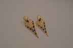 Vintage geometric dangle earrings