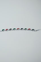 Vintage Abalone Shell Crescent Moon Bracelet
