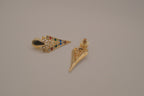 Vintage geometric dangle earrings
