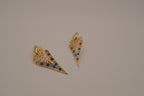 Vintage geometric dangle earrings