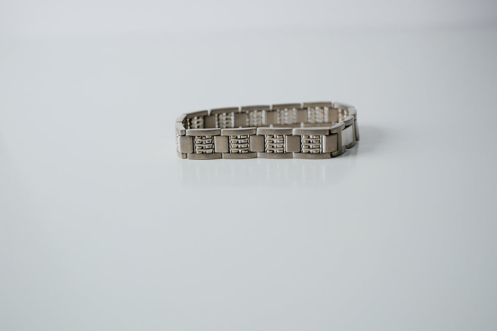 Stainless Steel Square Link Bracelet