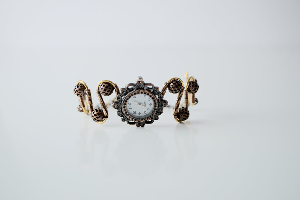 Vintage Brass Watch Bracelet