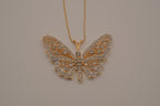Vintage D'Orlan butterfly pendant necklace