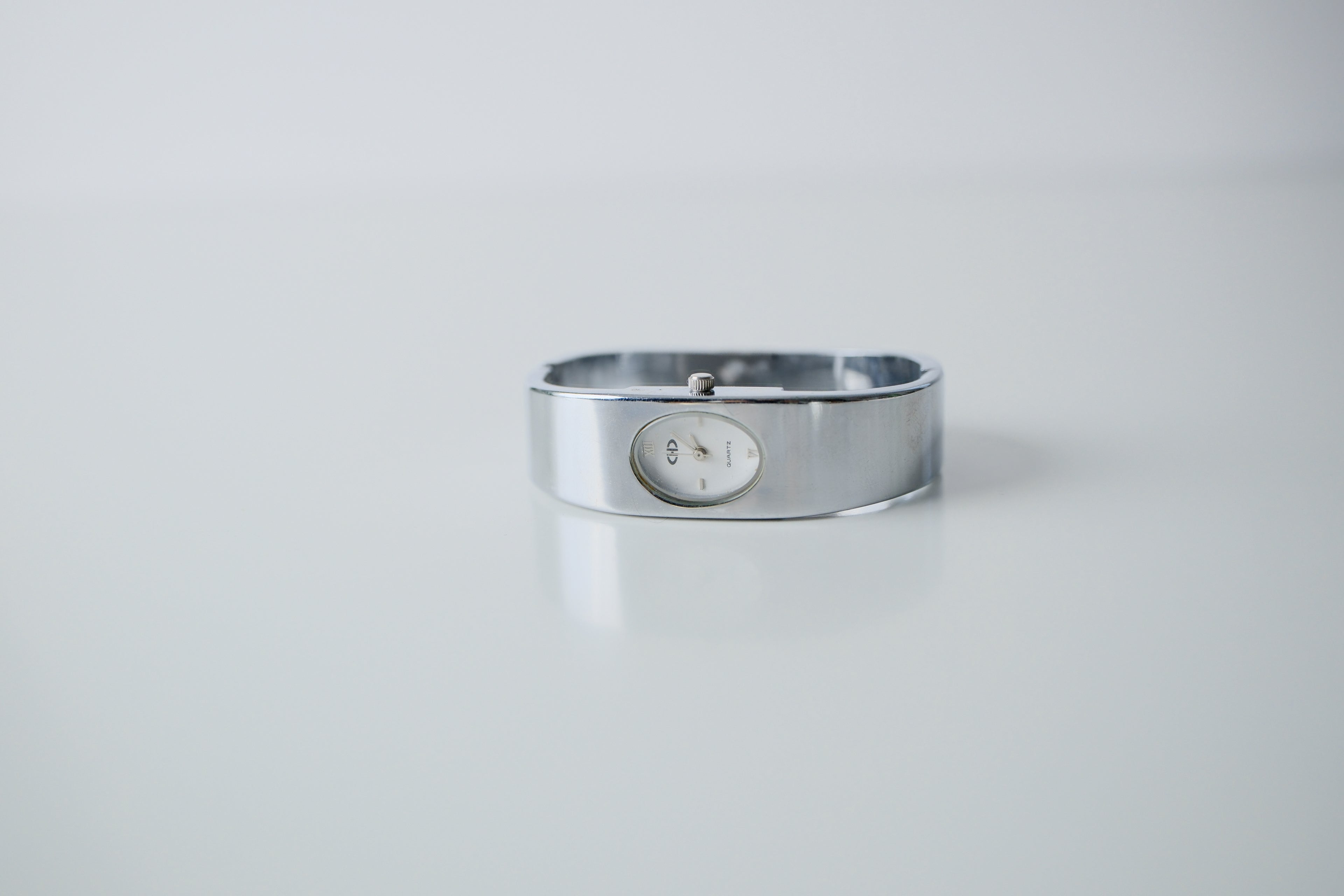 Hana Quartz Watch Cuff Bangle