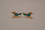 Vintage Southwestern roadrunner earring